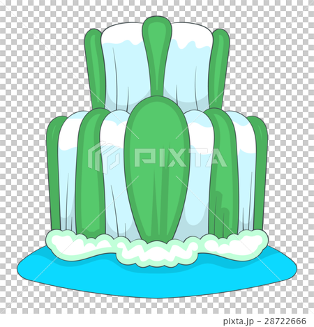 Iguazu falls, Argentina icon, cartoon style 28722666