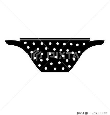 Colander icon, simple style 28722936