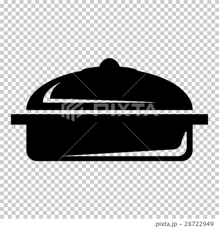 Pot icon, simple style 28722949