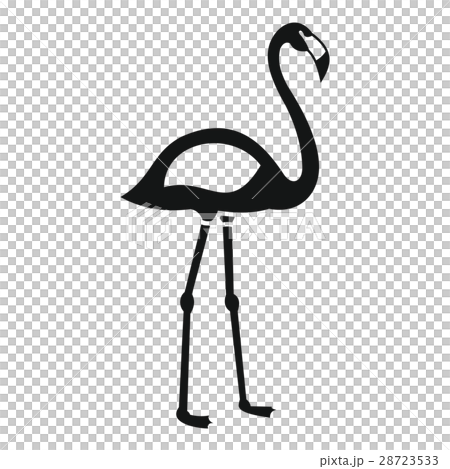 Flamingo icon, simple style Flamingo icon, simple style 28723533