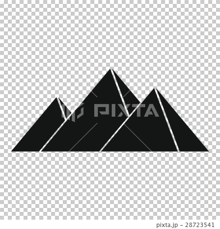 Pyramids in Giza icon, simple style 28723541