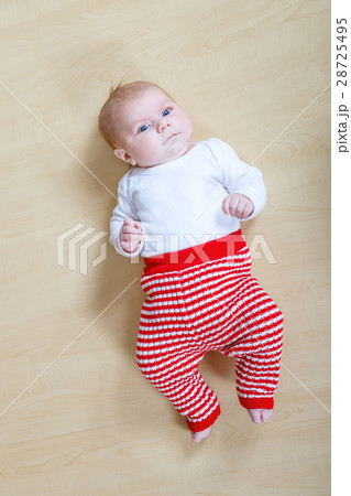 Portrait of cute adorable newborn baby child 28725495
