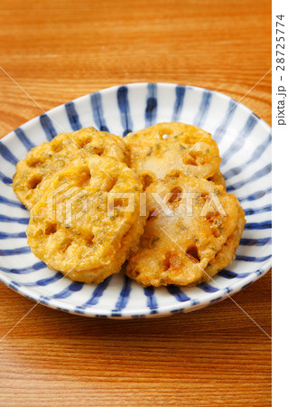 蓮根のはさみ揚げ 蓮根のはさみ揚げ 28725774