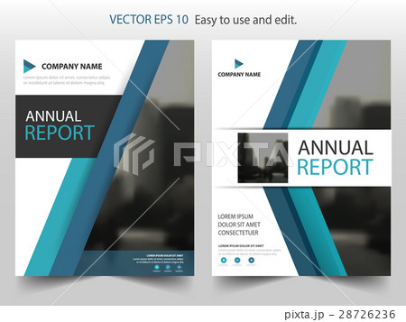 Blue triangle Brochure annual report template Blue triangle Brochure annual report template 28726236