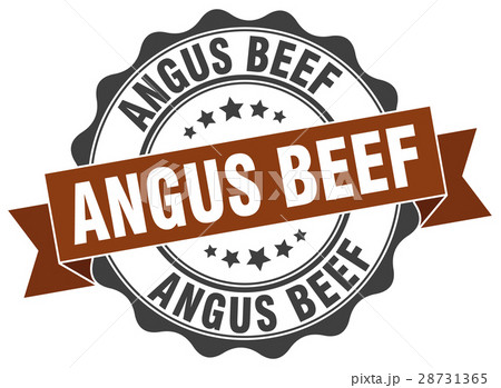 angus beef stamp. sign. seal 28731365