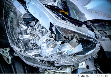 Car crash background, Close up image 28733016