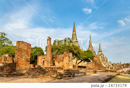 Wat Phra Si Sanphet temple in the Ayutthaya 28734179