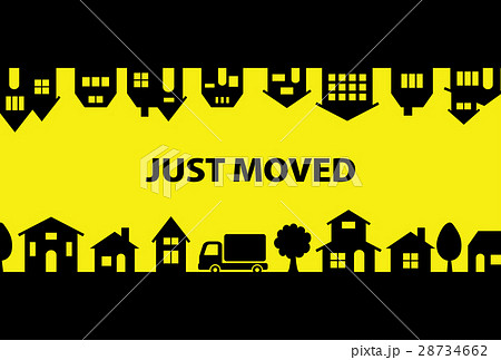 引っ越しの挨拶状（はがきサイズ） 28734662
