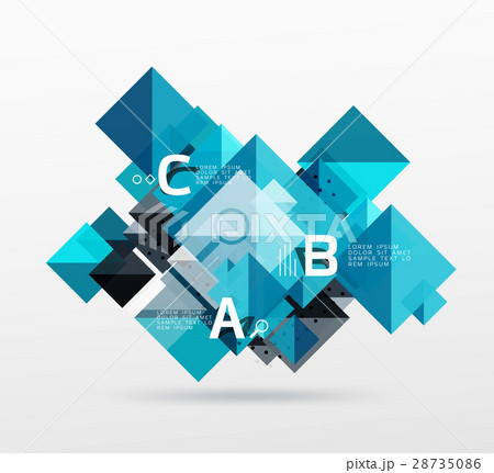 Colorful triangles and squares 28735086