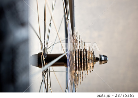 Detail Of Change- Speed And Chain Of New Bicycle 28735265
