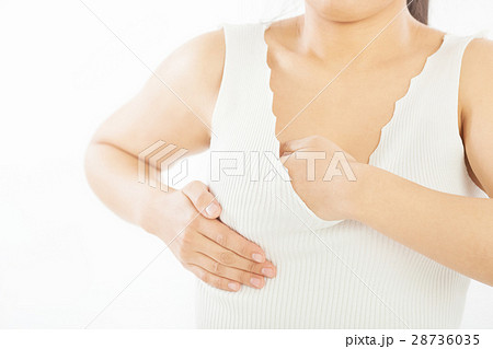 Women who care about their breasts - Stock Photo [28736035] - PIXTA