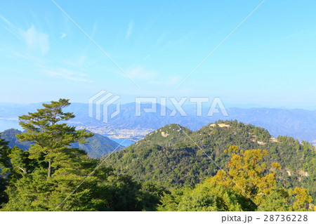 広島県・宮島 弥山山頂からの景色 広島県・宮島 弥山山頂からの景色 28736228