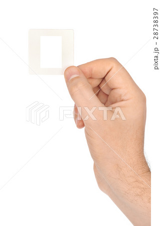Photo frame for slide in hand 28738397