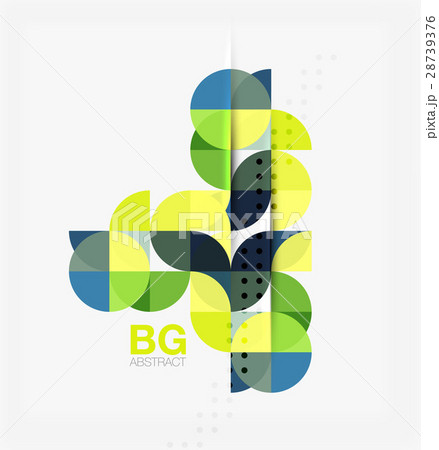 Vector geometric circle abstract background Vector geometric circle abstract background 28739376