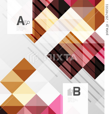 Vector square elements on gray abstract background Vector square elements on gray abstract background 28740501