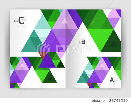 Modern business brochure or leaflet A4 cover Modern business brochure or leaflet A4 cover 28741530
