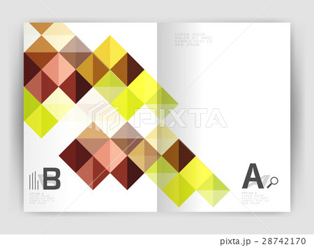 Minimalistic square brochure or leaflet business Minimalistic square brochure or leaflet business 28742170