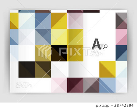 Minimalistic square brochure or leaflet business Minimalistic square brochure or leaflet business 28742294