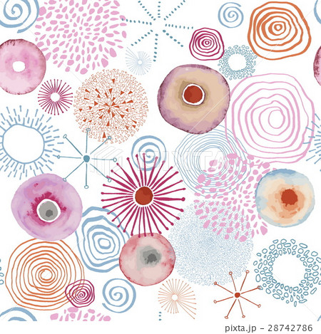 Abstract watercolor pattern 28742786