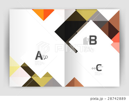 Vector square template background 28742889