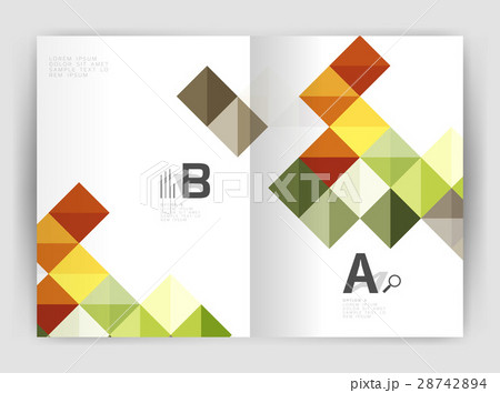 Vector square template background 28742894