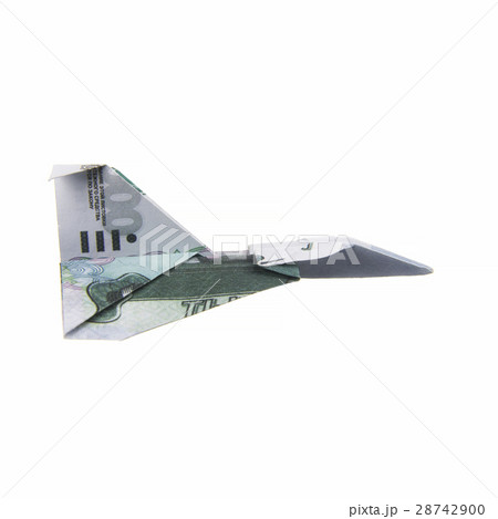 origami airplane from banknotes 28742900