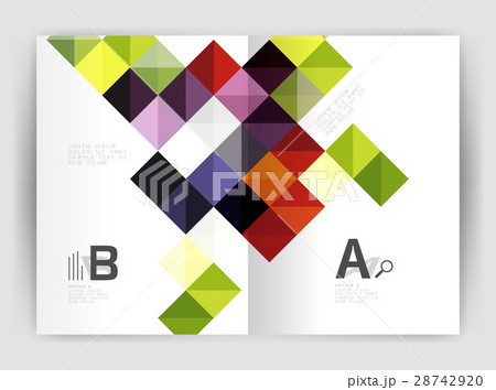 Minimalistic square brochure or leaflet business 28742920