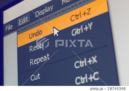 Software menu item with undo command 28743306