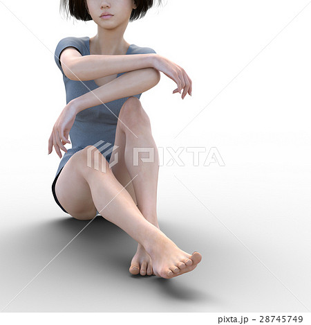 レッグケアイメージ 綺麗な女性の脚 perming3DCGイラスト素材 レッグケアイメージ 綺麗な女性の脚 perming3DCGイラスト素材 28745749