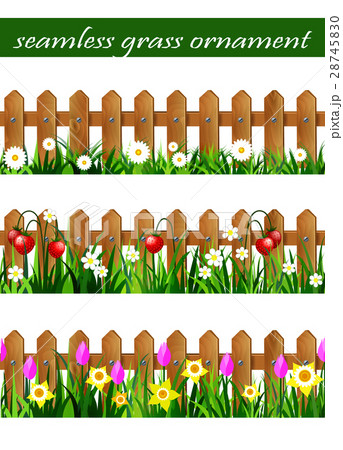 Green Grass seamless set 28745830