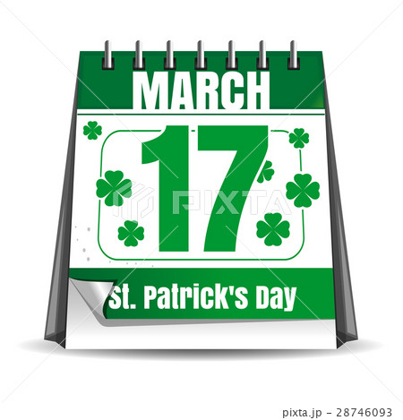 Calendar. 17 March. St. Patricks Day celebration 28746093