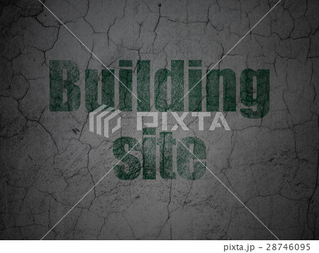 Building construction concept: Building Site on Building construction concept: Building Site on 28746095