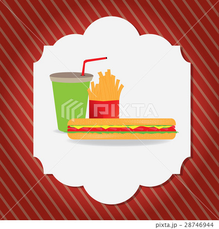 Retro fast food 28746944
