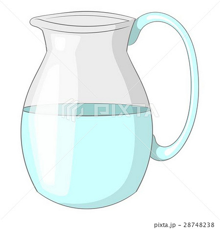 Jug of milk icon, cartoon style 28748238