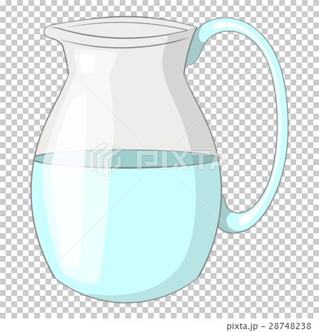 Jug of milk icon, cartoon style Jug of milk icon, cartoon style 28748238