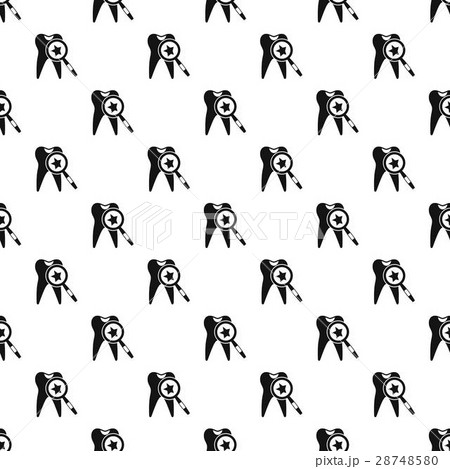 Inspection of tooth pattern, simple style Inspection of tooth pattern, simple style 28748580