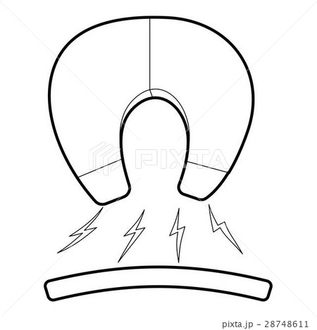 Magnet icon, isometric 3d style 28748611