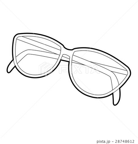 Sunglasses icon, isometric 3d style 28748612