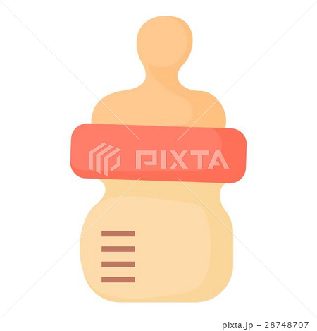 Baby milk bottle icon, cartoon style - Stock Illustration [28748707] - PIXTA
