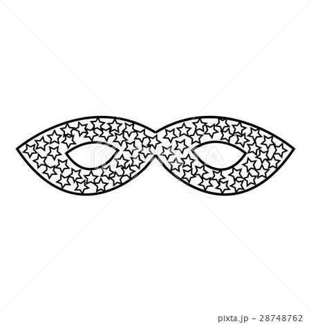 Mask icon, outline style Mask icon, outline style 28748762