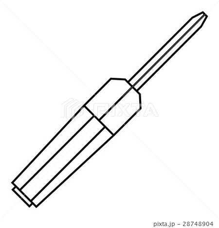 Screwdriver icon, outline style Screwdriver icon, outline style 28748904