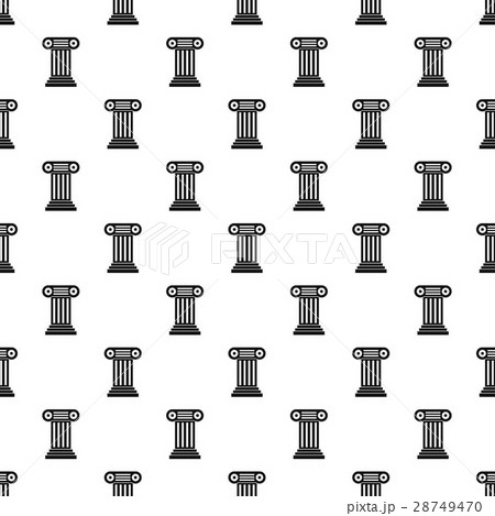 Ancient Ionic pillar pattern, simple style Ancient Ionic pillar pattern, simple style 28749470