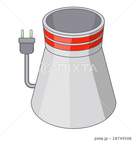 Cooling tower icon, cartoon style 28749506