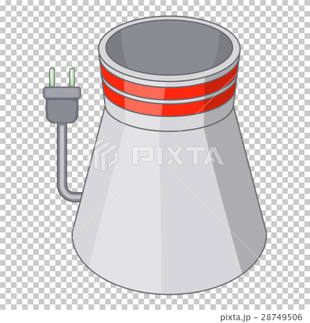 Cooling tower icon, cartoon style 28749506