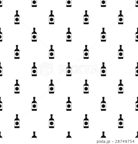 Sake bottle pattern, simple style Sake bottle pattern, simple style 28749754