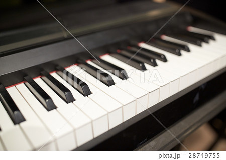 close up of grand piano keyboard close up of grand piano keyboard 28749755