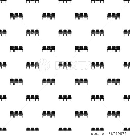 Airport seats pattern, simple style 28749875
