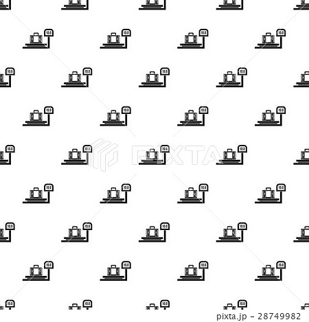 Luggage weighing pattern, simple style 28749982