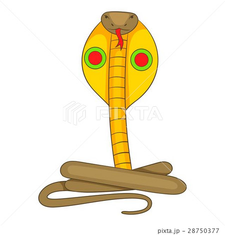 Cobra snake icon, cartoon style Cobra snake icon, cartoon style 28750377