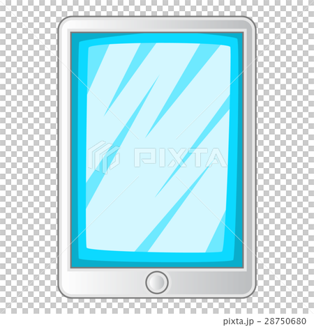 Protecting film for tablet icon, cartoon style 28750680